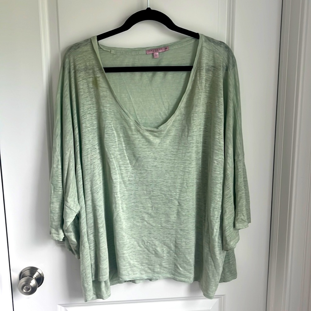 *Calypso St Barth Linen Dolman Sleeve Tee